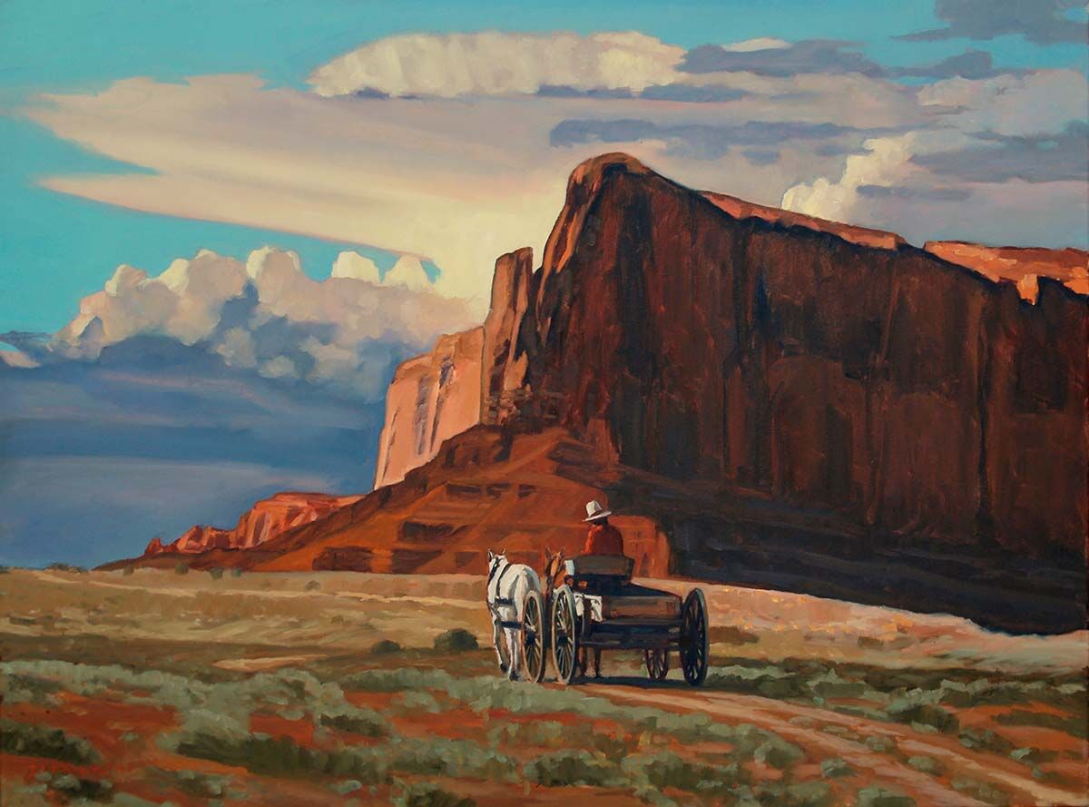 For the love of the West: Dennis Ziemienski's nostalgic landscapes